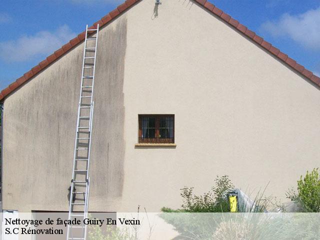 Nettoyage de façade  guiry-en-vexin-95450 S.C Rénovation