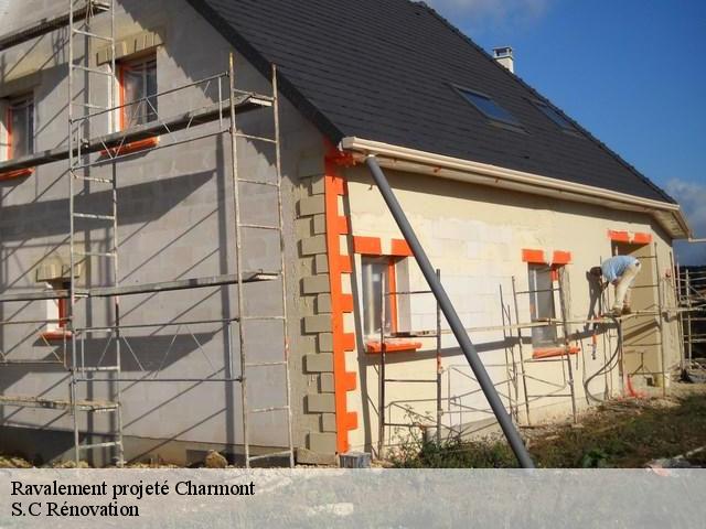 Ravalement projeté  95420