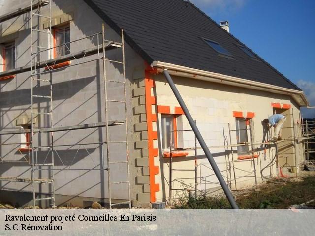 Ravalement projeté  95240