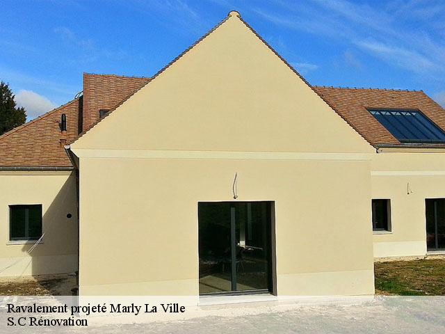 Ravalement projeté  marly-la-ville-95670 S.C Rénovation